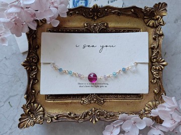 i sea you 繽紛馬卡龍－紫水晶、海藍寶、藍磷灰、白水晶