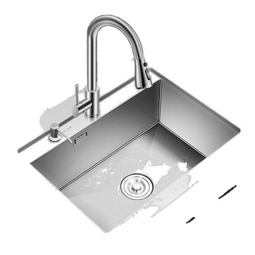 廚房洗菜盆不銹鋼304水槽拉絲單雙加厚家用洗碗洗菜水槽一件批發[DD160109]