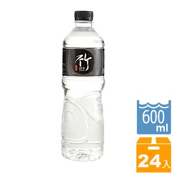 心一 地中海竹炭水600ml (24入/箱)