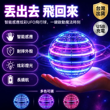 台灣出貨✨ 感應飛行球 UFO 懸浮陀螺 兒童玩具 夜光燈 室內遊戲 親子互動 益智禮物