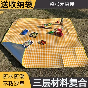 春季上新🌳桃園出貨🌳加厚彩膜野外露營墊戶外野炊墊野餐布墊草坪墊子鋪地宿舍防潮牀墊
