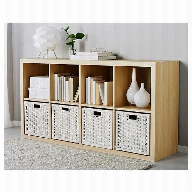 IKEA イケア バスケット かご ホワイト 白 32x34x32cm z20393412