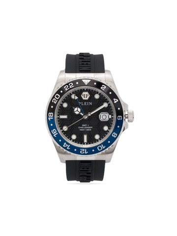 Philipp Plein - GMT-I Challenger 44mm - men - Rubber/stainless steel - One Size - Black
