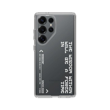 Galaxy S25 Ultra Clear 透明 - WISDOM - TIME SIGN