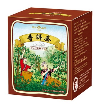 【天仁茗茶】普洱茶原片茶包(10入)