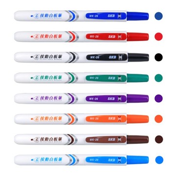 【阿翔小舖】『SKB』文明 易手控按動白板筆WK-26  圓頭2mm 單支