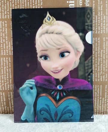 【震撼精品百貨】冰雪奇緣 Frozen 資料夾 B5 震撼日式精品百貨