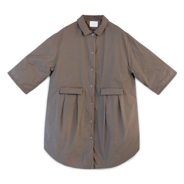 【Simply Yours】九分袖鋪棉長版外套 咖啡F