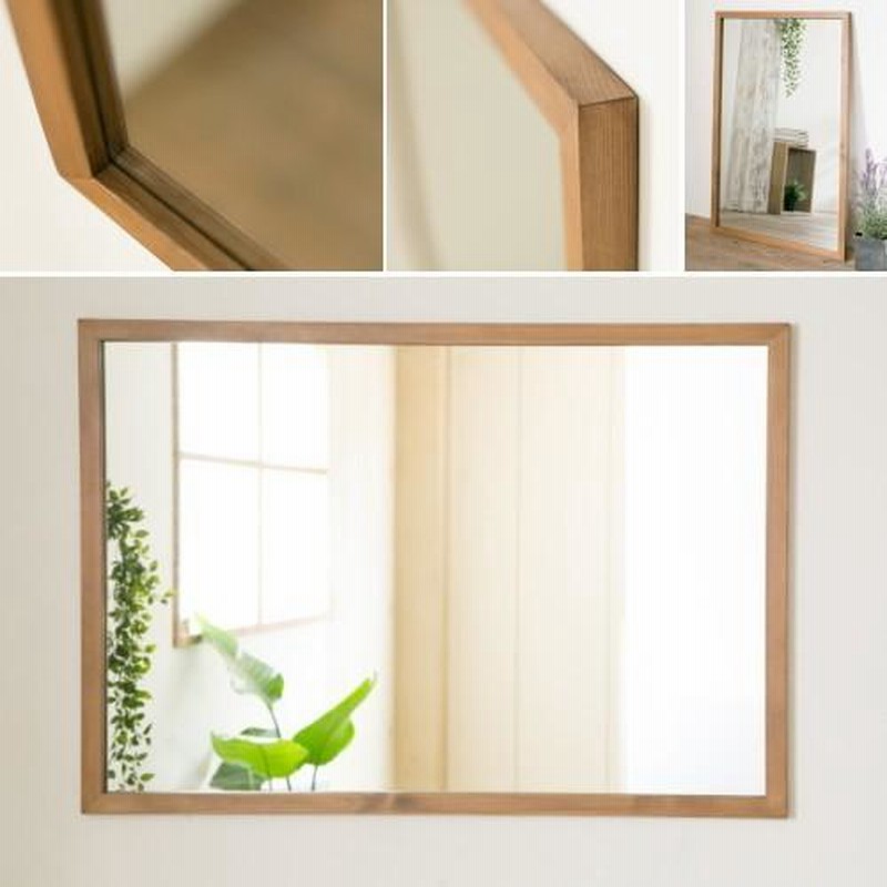 洗面台 鏡 木枠 交換 diy 洗面鏡 /パイン 1000×700 木枠幅30mm