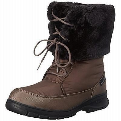 ブーツ シューズ 靴 Kamik Kamik 8983 レディース Seattle ブラウン Waterproof Faux Fur Lined スノー ブーツ 8 BHFO