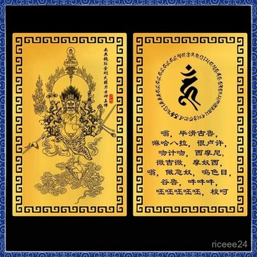 🙏🏻紫南宮過爐 開光🔥買二送一 穢跡金剛金卡南無大權力士神王佛金屬卡片