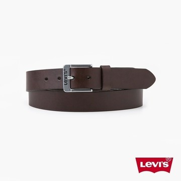 Levis 真皮皮帶 / 精工Logo鐫刻釦頭 深棕 男款 D6270-0002 熱賣單品