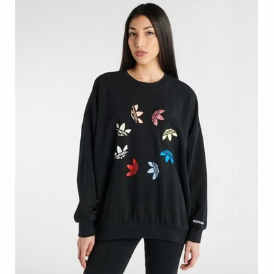 22正規激安 Originals Adidas アディダス レディース Black Collegiate Sweatshirt Tj Green And Black トップス スウェット トレーナー スウェット プルオーバー Danksmillercory Com