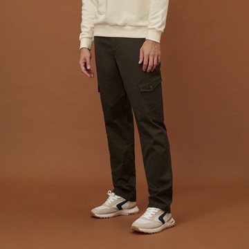 GIORDANO 男裝易打理工裝褲 - 55 綠色