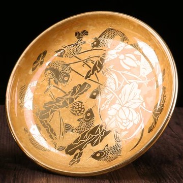 供盤水果盤供佛佛前蓮花供奉果盤供碟貢品碟