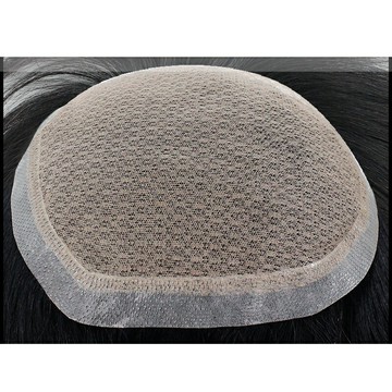 【巴黎精品】現貨+預購 男真髮髮片短假髮透氣假髮片輕量隱形增髮量假髮接髮-手織自然遮白髮3款a1bm27