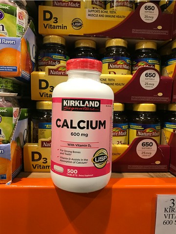 美國代購！原裝正品Kirkland柯克蘭 維他命D3鈣片  500粒