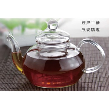 Chikao 耐熱花茶壺 玻璃茶壺 標準花茶壺 三款尺寸 400ml-800ml 金益合玻璃器皿