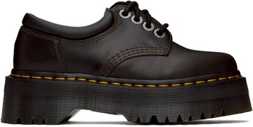 Dr. Martens 棕色 8053 Quad Orleans Platform 德比鞋