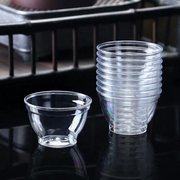 一次性品茶杯品嘗杯子功夫茶藝品茗杯小號酒水杯加厚硬塑料航空杯