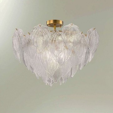 E14水晶砂手工玻璃半吸頂燈 B52-29-70692