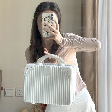 14寸手提行李箱小型旅行收納包大容量16寸輕便工具箱化妝包登機箱