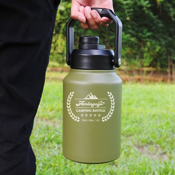 AMINGOGO｜雙層保溫304不鏽鋼露營大冰桶 - 1.9L