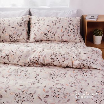絲薇諾 MIT精梳棉60支 四件式兩用被床包組(微風呢喃-雙人5尺)