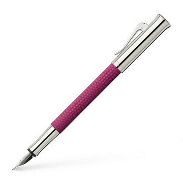 【Graf Von Faber-Castell】繩紋飾 螢光粉 V145241 鋼筆 筆尖F /支【APP滿額下單10%點數(單一帳號最高1000點)】9/30止