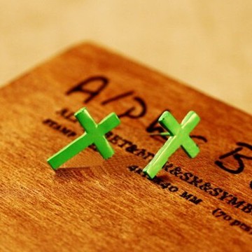 925純銀耳環耳飾-流行大方經典十字架情人節生日禮物女飾品4色73ji293【獨家進口】【米蘭精品】