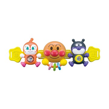 ANPANMAN 麵包超人 麵包超人與朋友 嬰兒車玩具  黃色  1個