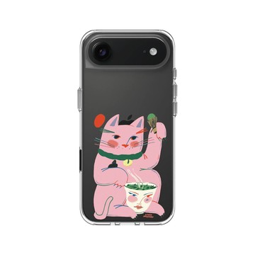 iPhone Air Clear Case（相機按鈕） 透明 - Livia Fălcaru - 抹茶貓