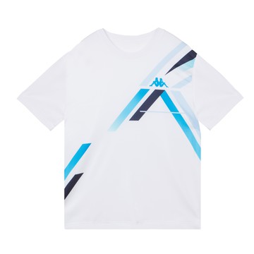 KAPPA義大利時尚中性短袖圓領衫 白 311M68W001