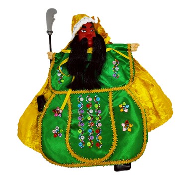 A-ONE 匯旺 披風傳統布袋戲偶 關羽  1個