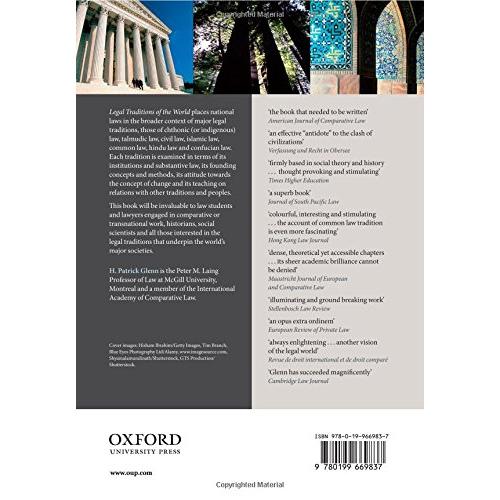 Legal Traditions of the World: Sustainable Diversity in Law