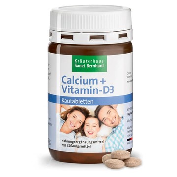 Sanct Bernhard 兒童鈣+維生素D3咀嚼錠 (150顆/罐)