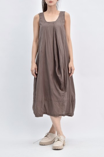 (L) pro taste質感兩件式無袖棕色洋裝