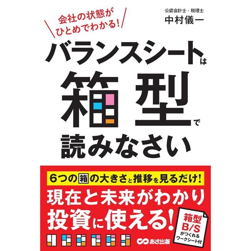 会社の状態がひとめでわかる バランスシートは箱型で読みなさい EXCELテンプレート付