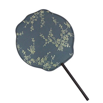 中國風 團扇 古典圓形燙金扇子古風芒種舞蹈扇透明秀禾服新娘宮扇