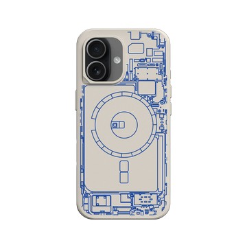 iPhone 17 SolidX 貝殼灰 - JOCR - Inside an iPhone 13 - Blue