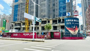 高鐵特區鑫高鐵3期邊間高樓B6棟2+1房B2車位｜高雄市左營區華夏路