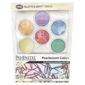 PANPASTE L 軟質藝術家盤粉彩餅 6色  1組