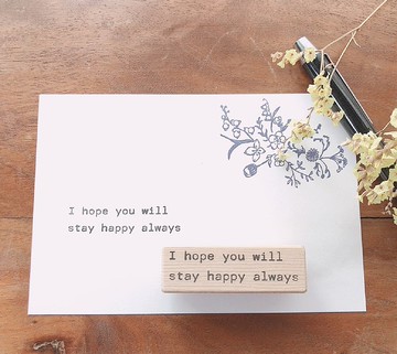 【好評加售】春浪漫 百花木頭印章組