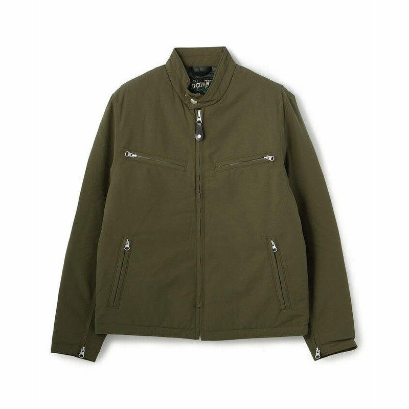 ショット Cafe Racer Down Jacket カフェレーサー ダウンジャケット メンズ Olive L Schott 通販 Lineポイント最大get Lineショッピング