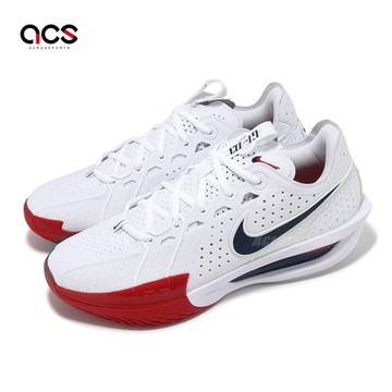 Nike 籃球鞋 GT Cut 3 EP 男鞋 白 紅 藍 實戰 穩定 DV2918-103