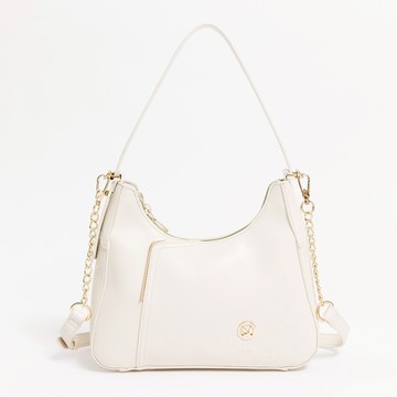 PLAYBOY - 肩背包附長背帶  Enticing系列 - 米白色