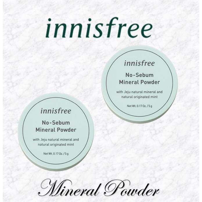 innisfree No-Sebum Mineral Powder 2個セット イニスフリー ノーセバム ミネラルパウダー フェイスパウダー 通販  LINEポイント最大0.5%GET LINEショッピング