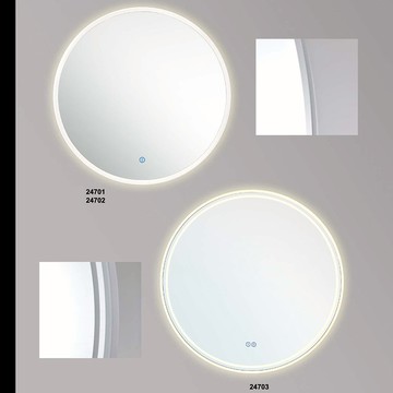 LED 極簡圓形鏡燈(插頭另附)  H06-16-24701、24702、24703