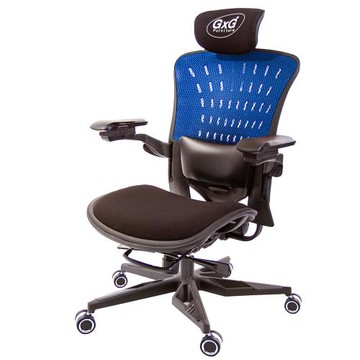 GXG  TANK 高背麂皮座 電腦椅(坦克藍) TW-82Z8 KGA3