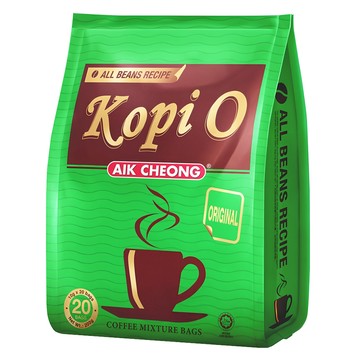 AIK CHEONG 益昌 馬來西亞濾袋式咖啡烏 黑咖啡原味 20包  10g  1袋